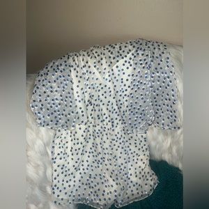 Flowy Polka Dot Romper